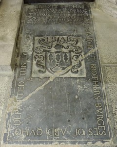 Post 20 (b) Thomas and Andrew Burnet Grave Slab St Mary's Chapel DSCN0366